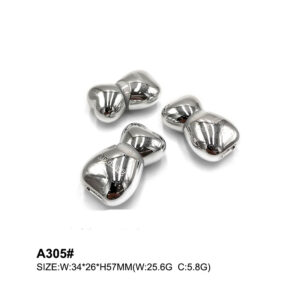 heart shape silver lip gloss tube