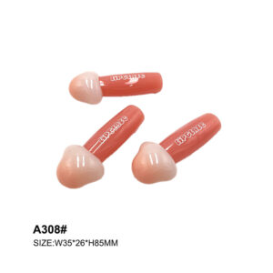 pink mushroom shaped lipstick tube