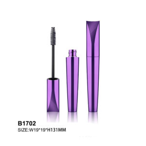 purple mascara tube packaging