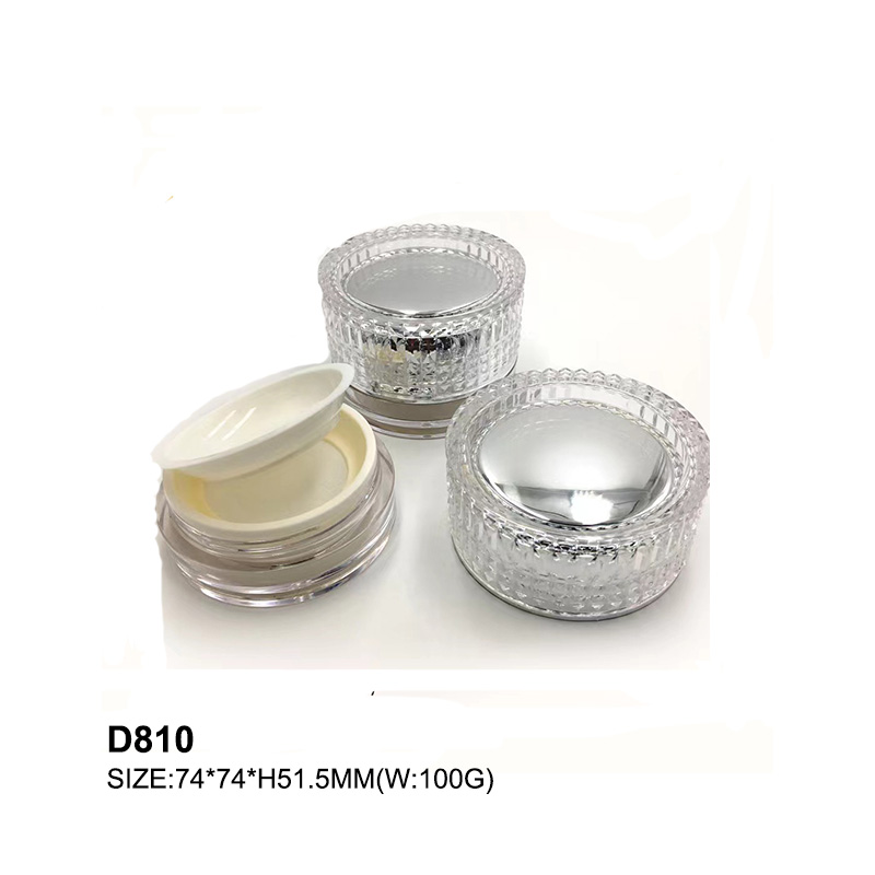 round silver transparent air cushion case