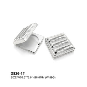 square silver air cushion container